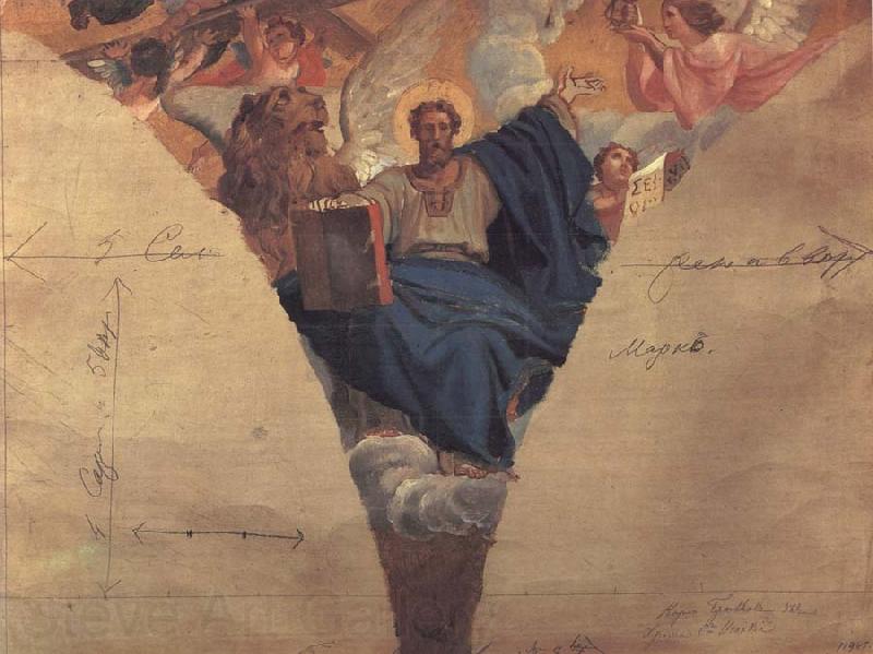 Karl Briullov The Evangelist Mark France oil painting art
